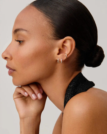 Molten Snow Fine Ear Cuff | 14k Solid Gold Earrings Missoma 