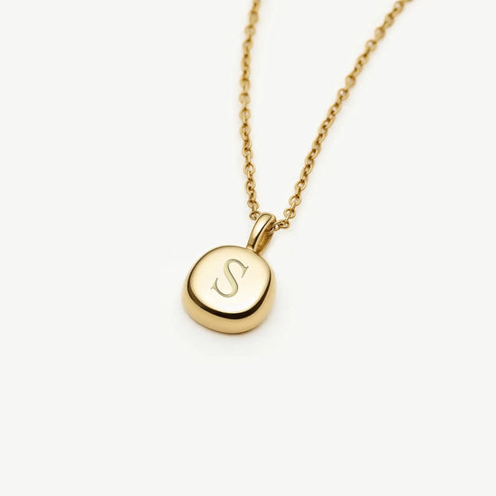 Molten Soft Square Pavé Pendant Necklace | 18k Gold Plated/Cubic Zirconia Necklaces Missoma 