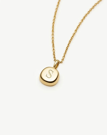 Molten Soft Square Pavé Pendant Necklace | 18k Gold Plated/Cubic Zirconia Necklaces Missoma 