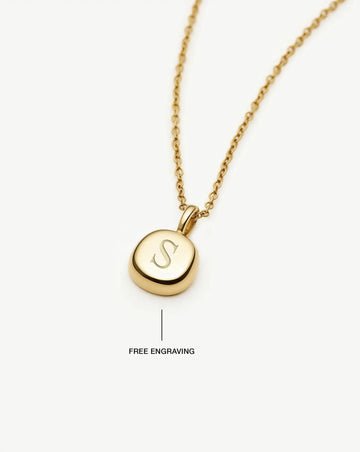 Molten Soft Square Pavé Pendant Necklace | 18k Gold Plated/Cubic Zirconia Necklaces Missoma 