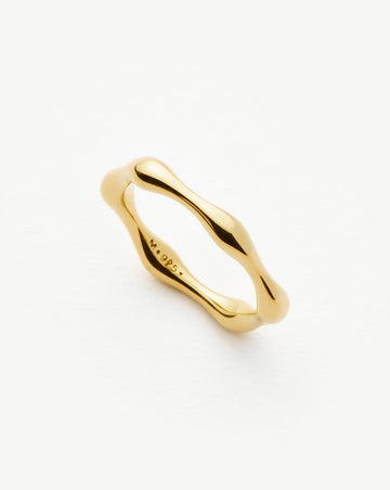Molten Stacking Ring | 18k Gold Vermeil Rings Missoma 
