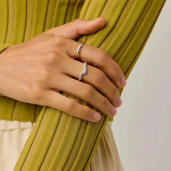 Molten Stacking Ring Set | Sterling Silver Layering Sets Missoma 