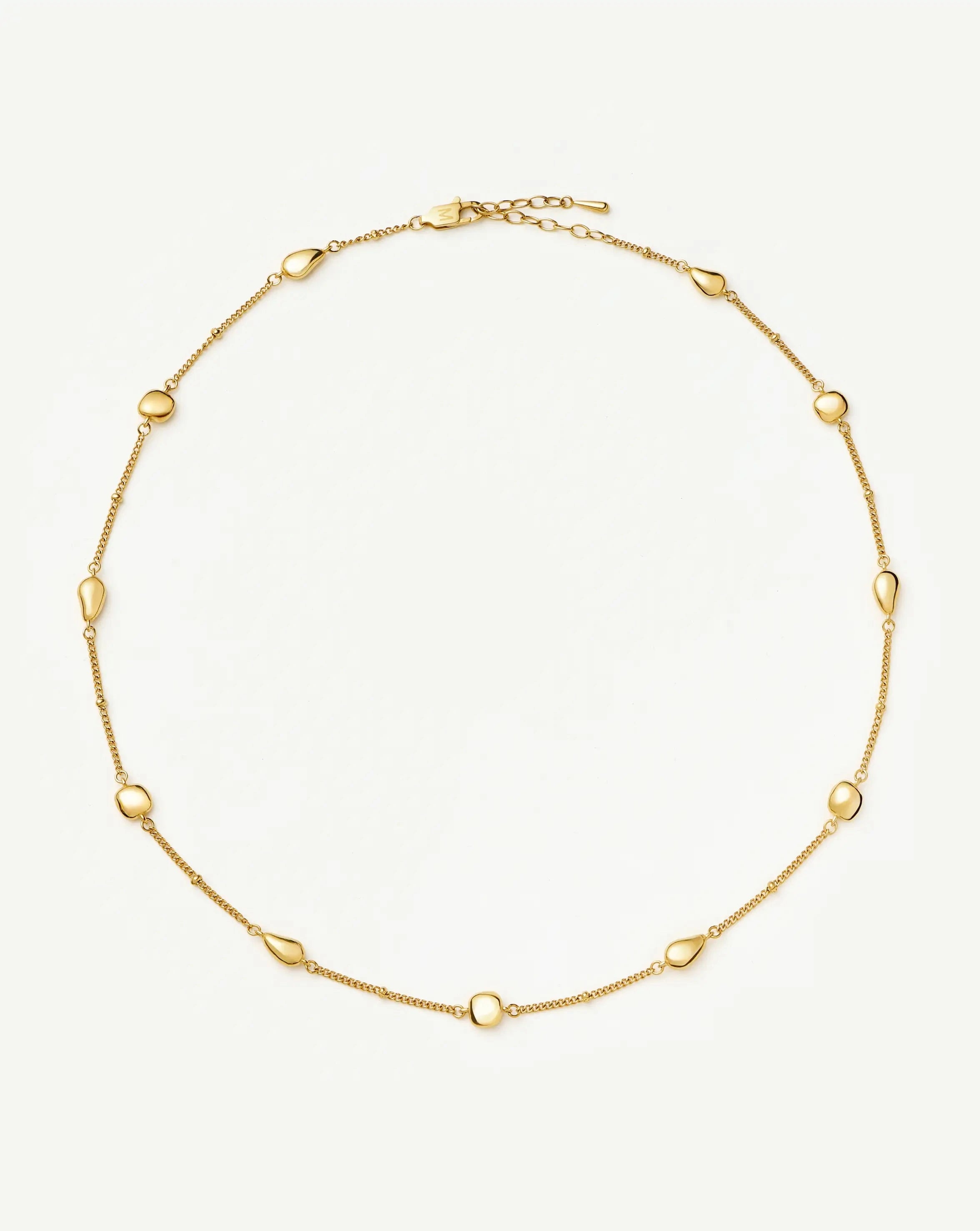 Molten Teardrop Multi Charm Necklace | 18k Gold Plated Necklaces Missoma 