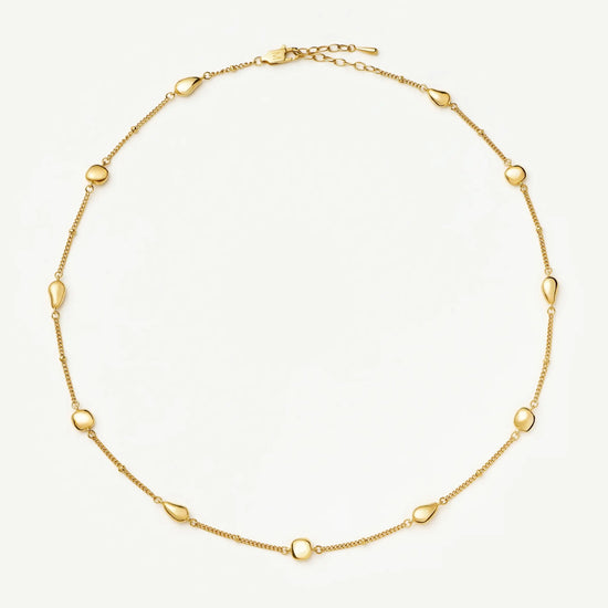 Molten Teardrop Multi Charm Necklace | 18k Gold Plated Necklaces Missoma 
