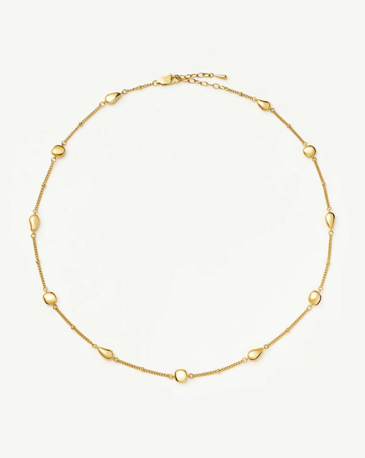 Molten Teardrop Multi Charm Necklace | 18k Gold Plated Necklaces Missoma 