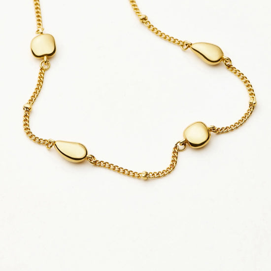 Molten Teardrop Multi Charm Necklace | 18k Gold Plated Necklaces Missoma 