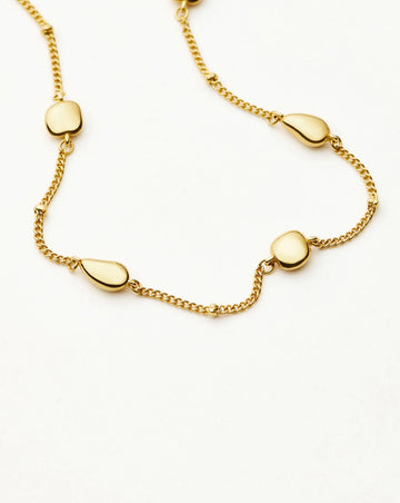 Molten Teardrop Multi Charm Necklace | 18k Gold Plated Necklaces Missoma 