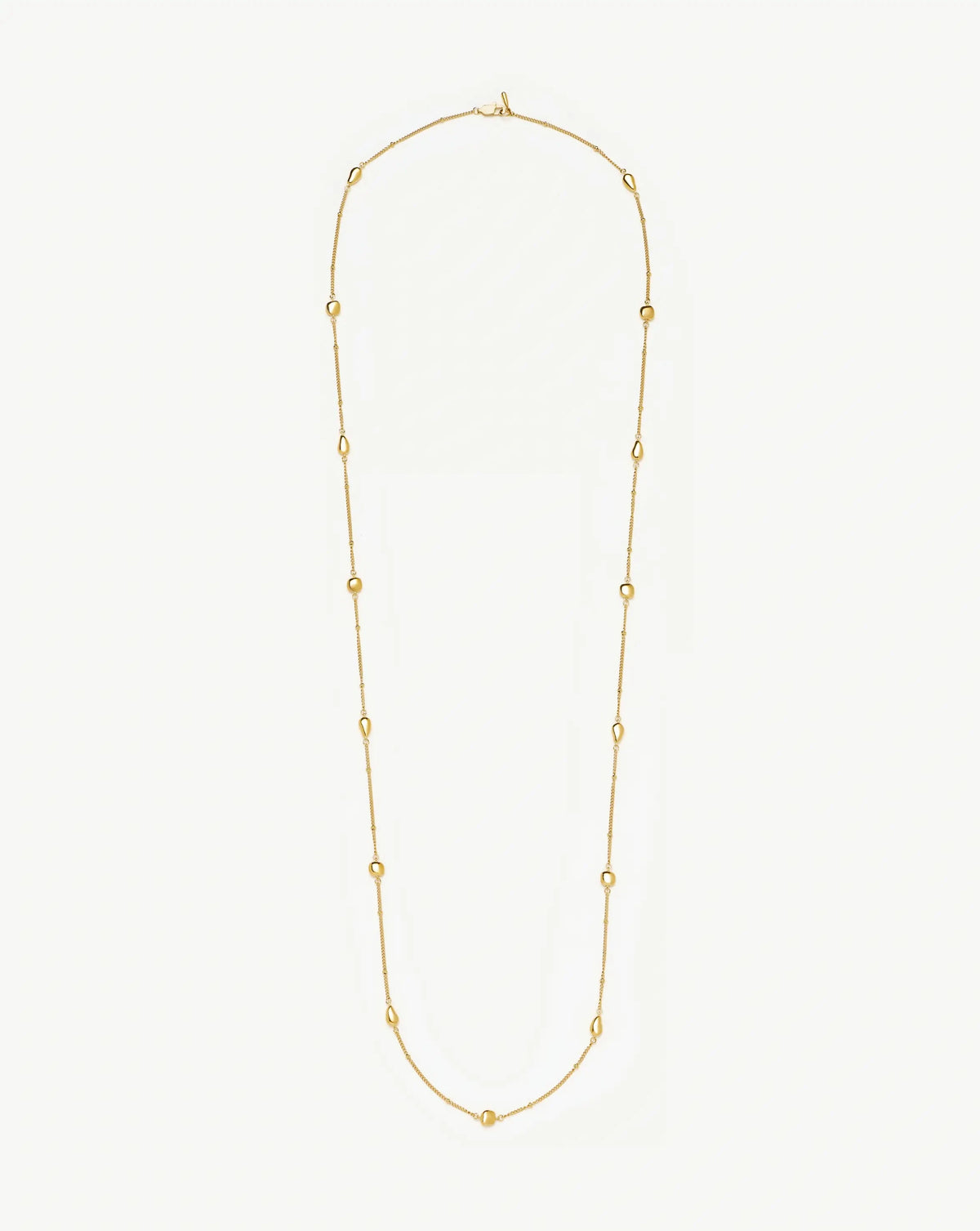 Molten Teardrop Multi Charm Wraparound Necklace | 18k Gold Plated Necklaces Missoma 