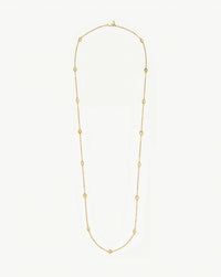 Molten Teardrop Multi Charm Wraparound Necklace | 18k Gold Plated Necklaces Missoma 