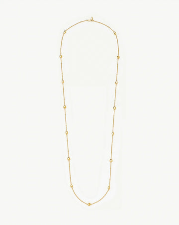 Molten Teardrop Multi Charm Wraparound Necklace | 18k Gold Plated Necklaces Missoma 