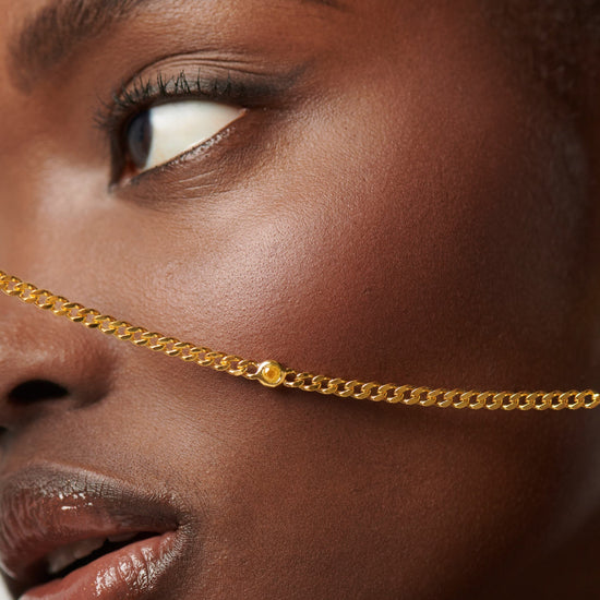 November Birthstone Chain Bracelet | 18k Gold Plated Vermeil/Citrine Bracelets Missoma 