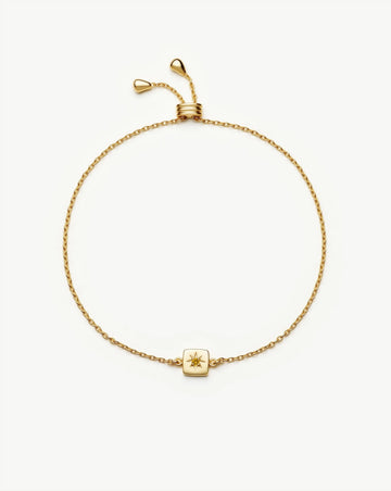 November Birthstone Slider Bracelet | 18k Gold Plated/Citrine Bracelets Missoma 