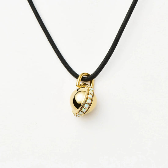 Opalite Pendant Cord Necklace | 18k Gold Plated Necklaces Missoma 