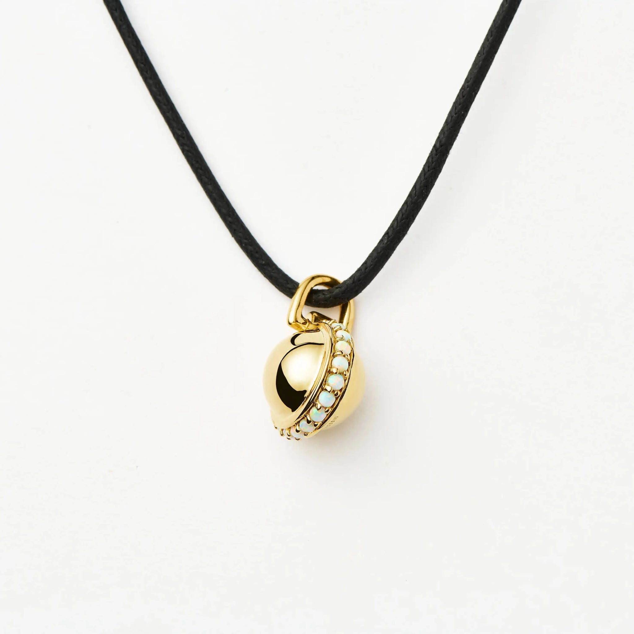 Opalite Pendant Cord Necklace | 18k Gold Plated Necklaces Missoma 