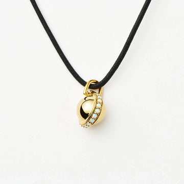 Opalite Pendant Cord Necklace | 18k Gold Plated Necklaces Missoma 