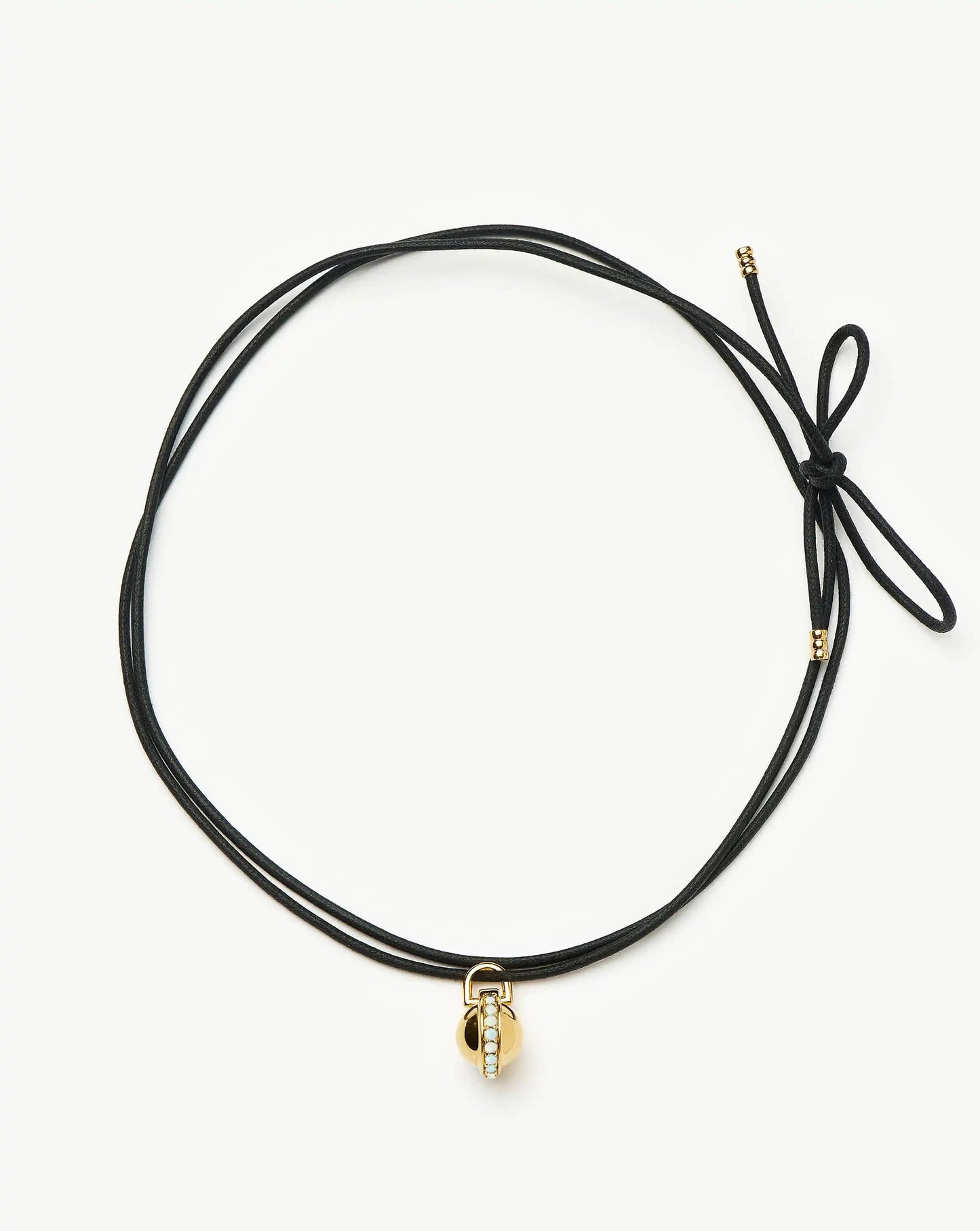 Opalite Pendant Cord Necklace | 18k Gold Plated Necklaces Missoma 