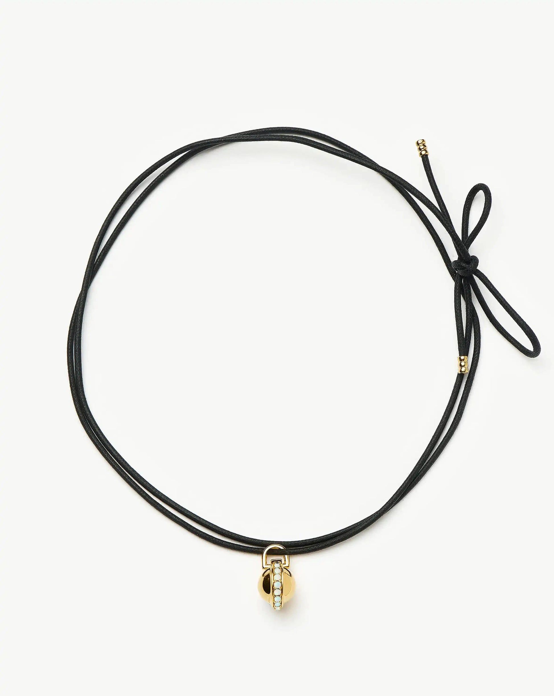 Opalite Pendant Cord Necklace | 18k Gold Plated Necklaces Missoma 