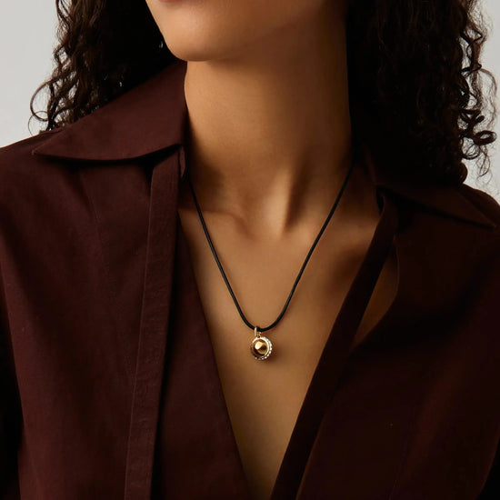 Opalite Pendant Cord Necklace | 18k Gold Plated Necklaces Missoma 