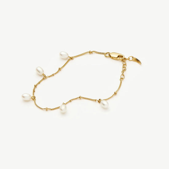 Pearl Baya Baroque Chain Bracelet | 18k Gold Vermeil/Pearl Bracelets Missoma 