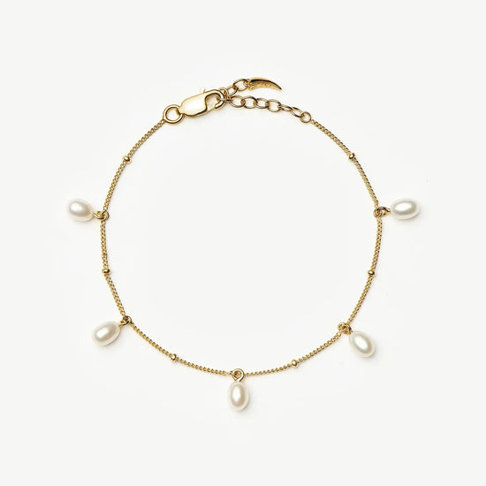 Pearl Baya Baroque Chain Bracelet | 18k Gold Vermeil/Pearl Bracelets Missoma 