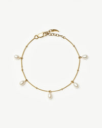Pearl Baya Baroque Chain Bracelet | 18k Gold Vermeil/Pearl Bracelets Missoma 