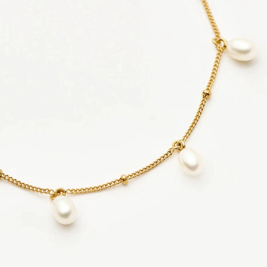 Pearl Baya Baroque Chain Bracelet | 18k Gold Vermeil/Pearl Bracelets Missoma 