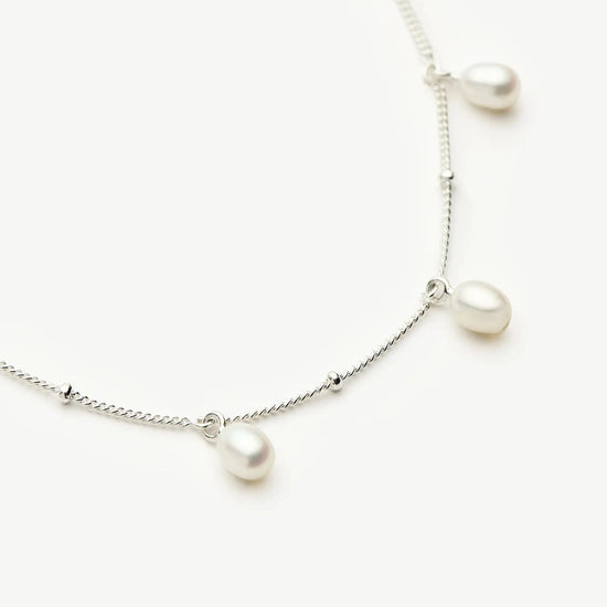 Pearl Baya Baroque Chain Bracelet | Sterling Silver/Pearl Bracelets Missoma 