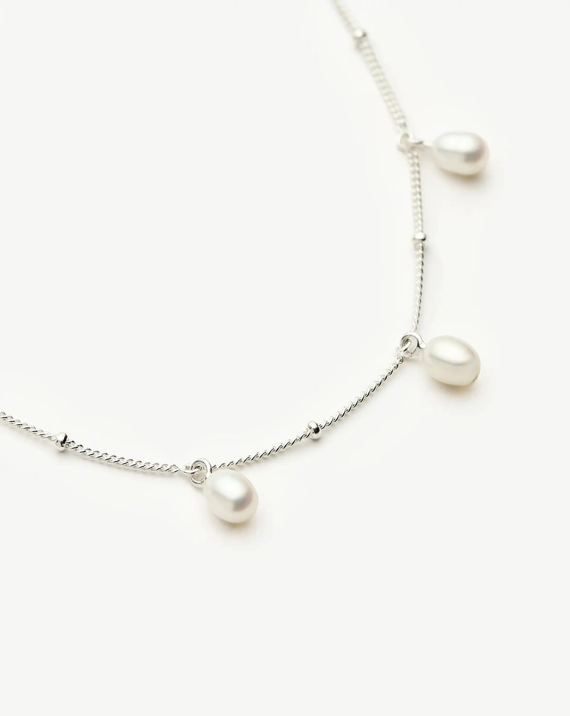 Pearl Baya Baroque Chain Bracelet | Sterling Silver/Pearl Bracelets Missoma 
