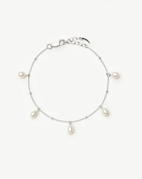 Pearl Baya Baroque Chain Bracelet | Sterling Silver/Pearl Bracelets Missoma 