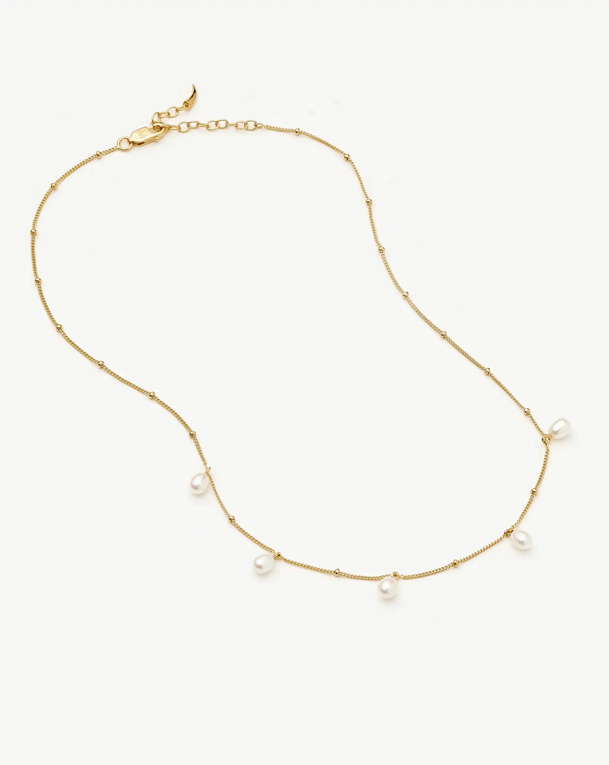 Pearl Baya Baroque Chain Choker | 18k Gold Vermeil/Pearl Necklaces Missoma 