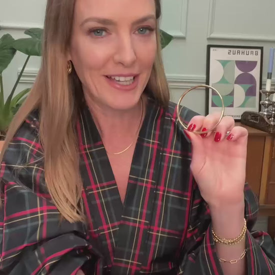 Classic Bangle | 18k Gold Plated Bracelets Missoma 