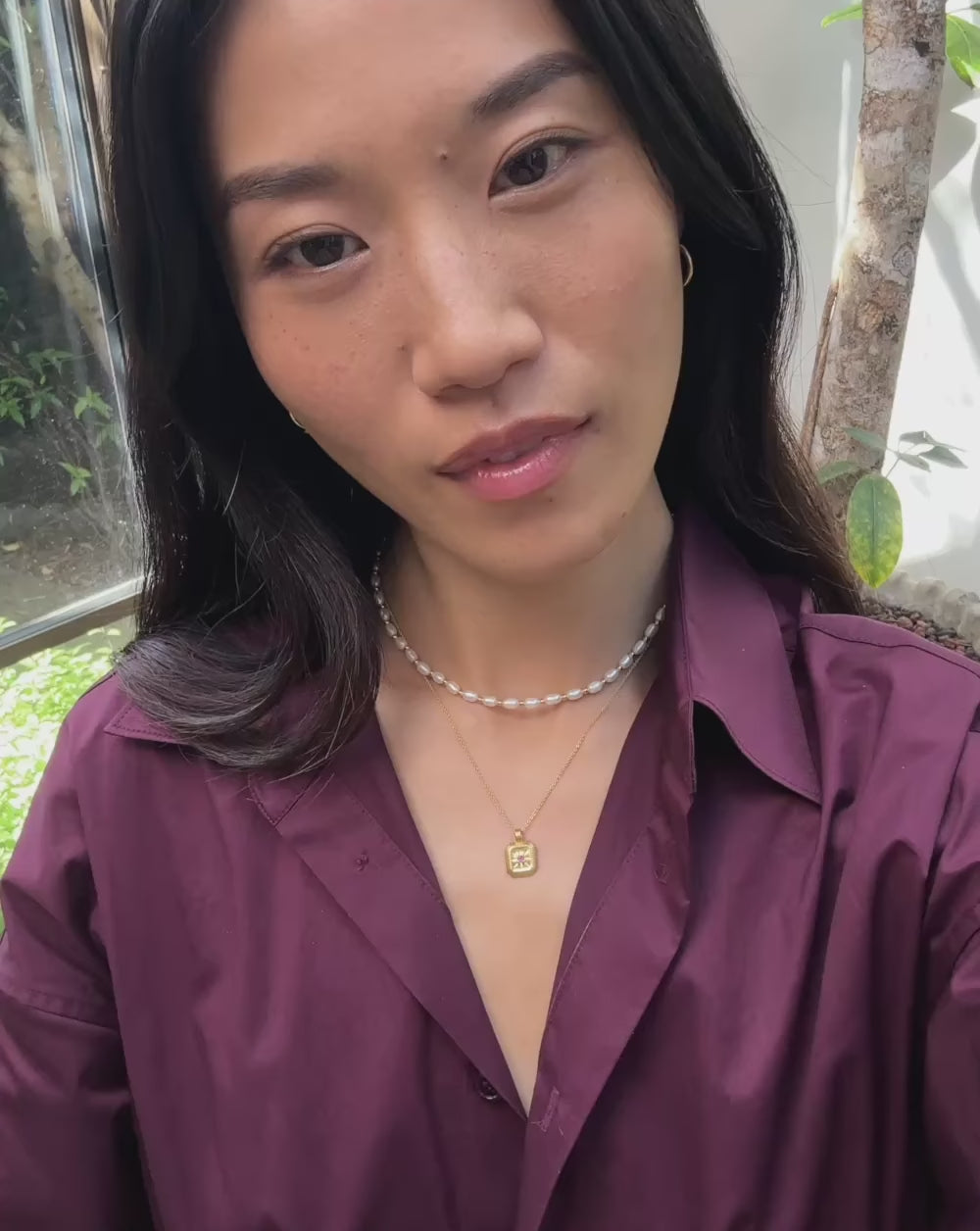 Star Ridge Birthstone Pendant Necklace | 18k Gold Vermeil/Pink Tourmaline Necklaces Missoma 