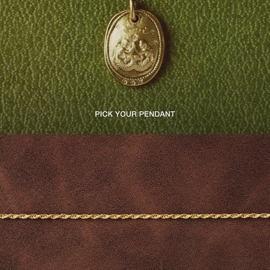Missoma - gold fortune talisman pendant free engraving 