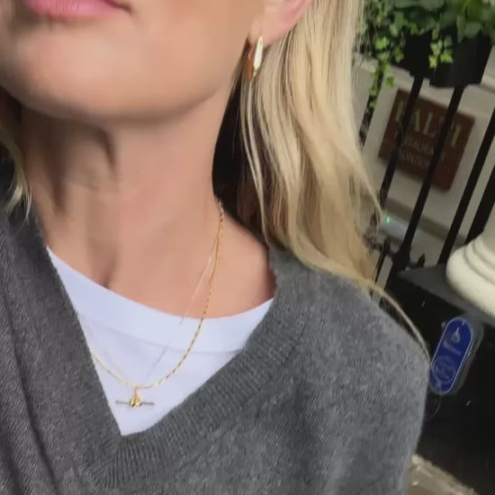 Lucy Williams T-Bar Knot Pendant Necklace | Mixed Metal Necklaces Missoma 