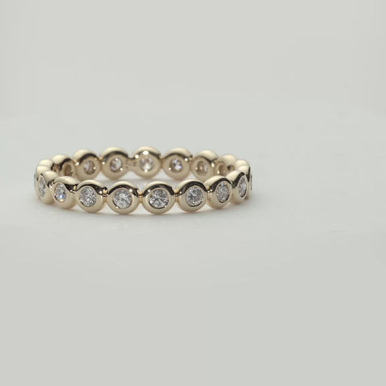 Fine Diamond Tennis Eternity Ring | 14k Solid Gold Rings Missoma 