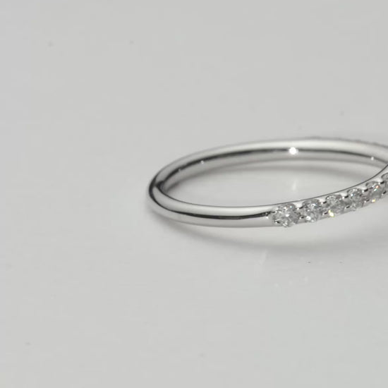 Fine Open Claw Ring | 14k White Gold/Diamond Rings Missoma 