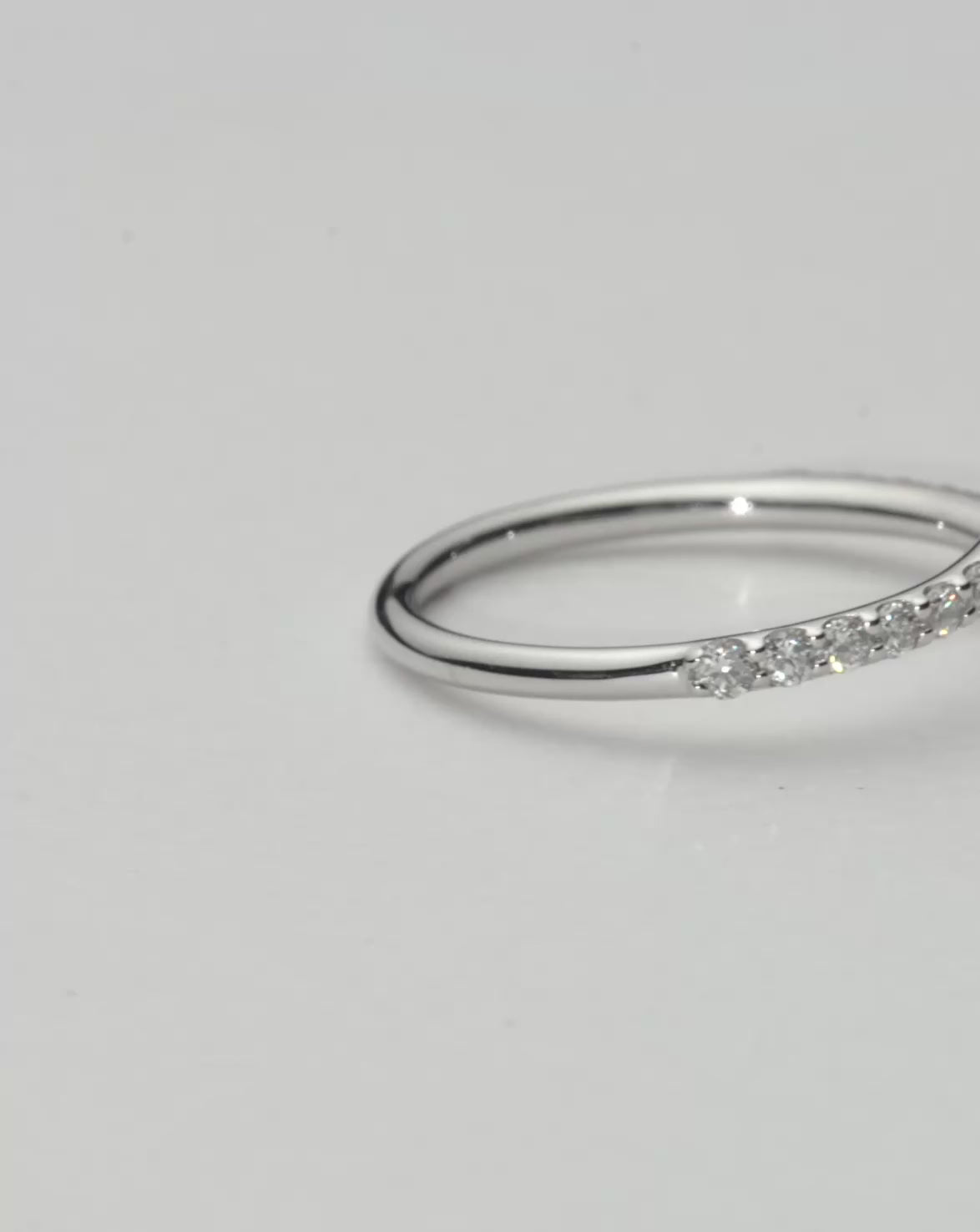 Fine Open Claw Ring | 14k White Gold/Diamond Rings Missoma 