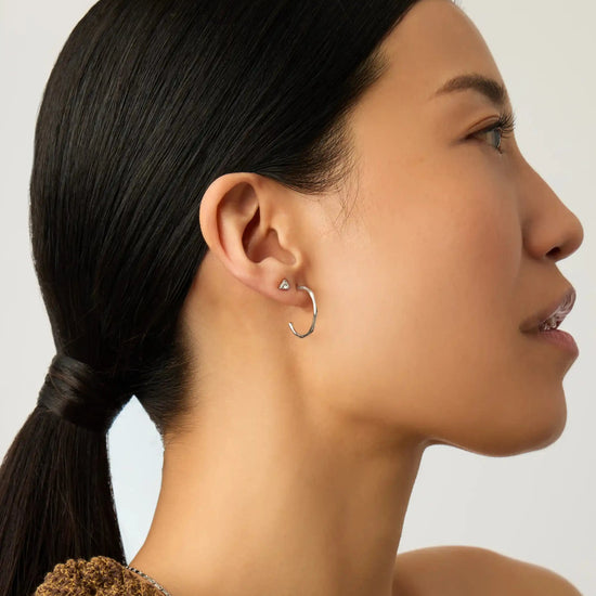 Prism Stud Earrings | Sterling Silver/Cubic Zirconia Earrings Missoma 