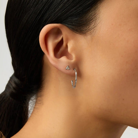 Prism Stud Earrings | Sterling Silver/Cubic Zirconia Earrings Missoma 