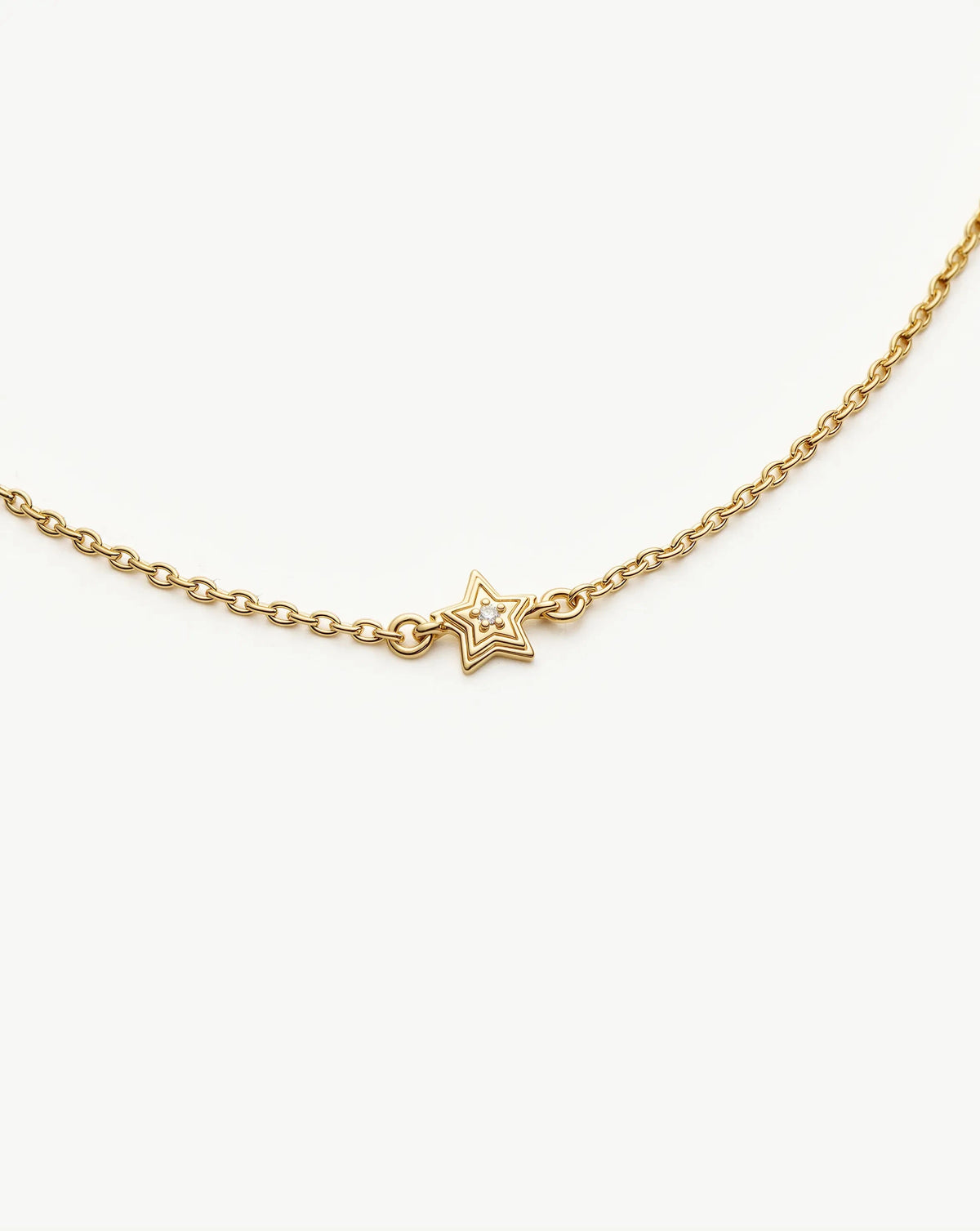 Ridge Star Chain Bracelet | 18k Gold Plated/Cubic Zirconia Bracelets Missoma 