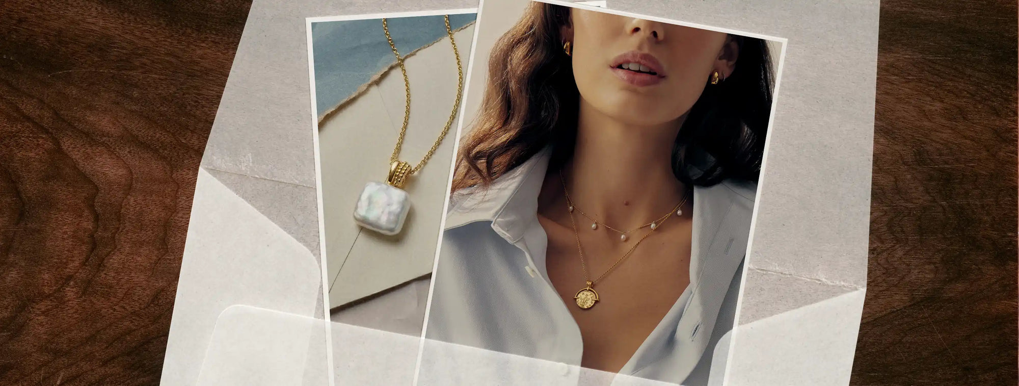 Lucy Williams T Bar Necklace Gold