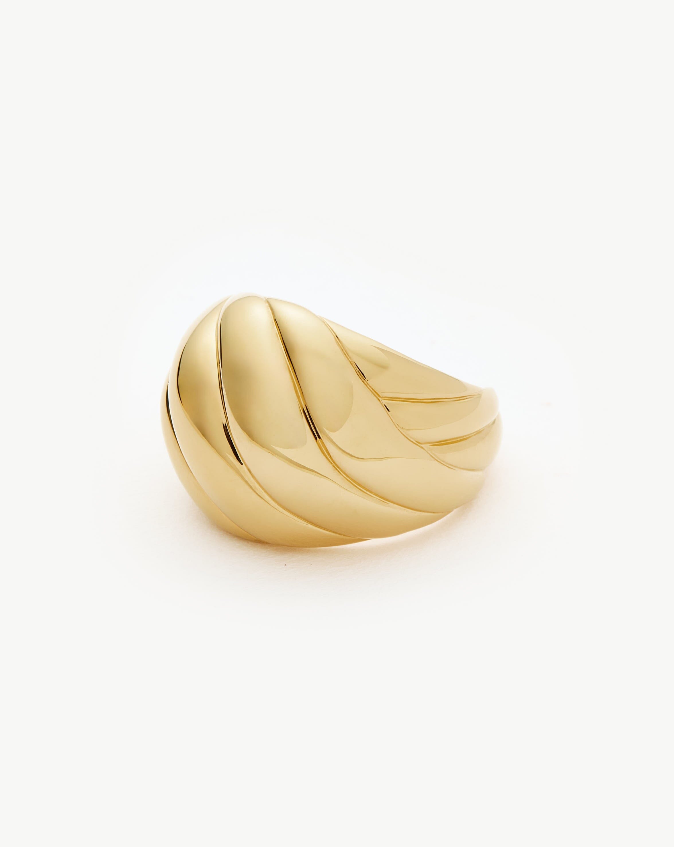 Rouje Marisa Chunky Dome Ring | 18k Gold Plated Missoma 