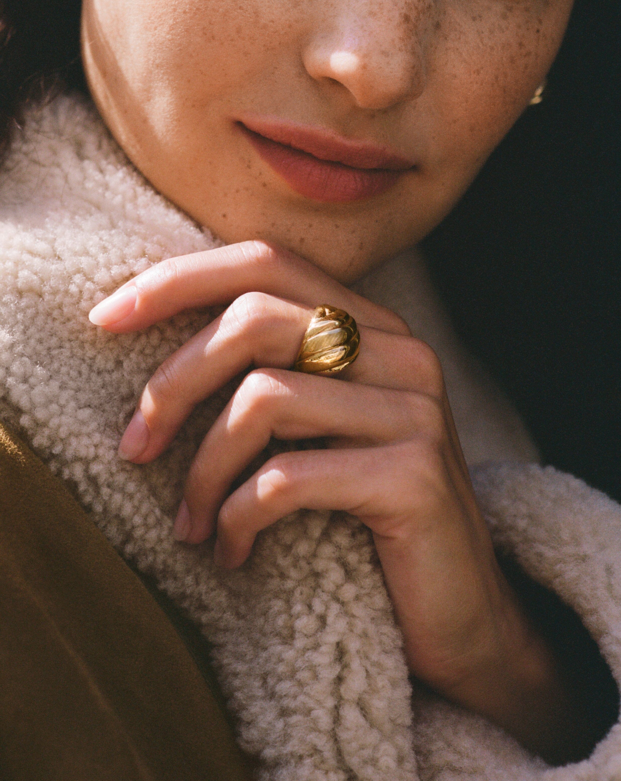 Rouje Marisa Chunky Dome Ring | 18k Gold Plated Missoma 