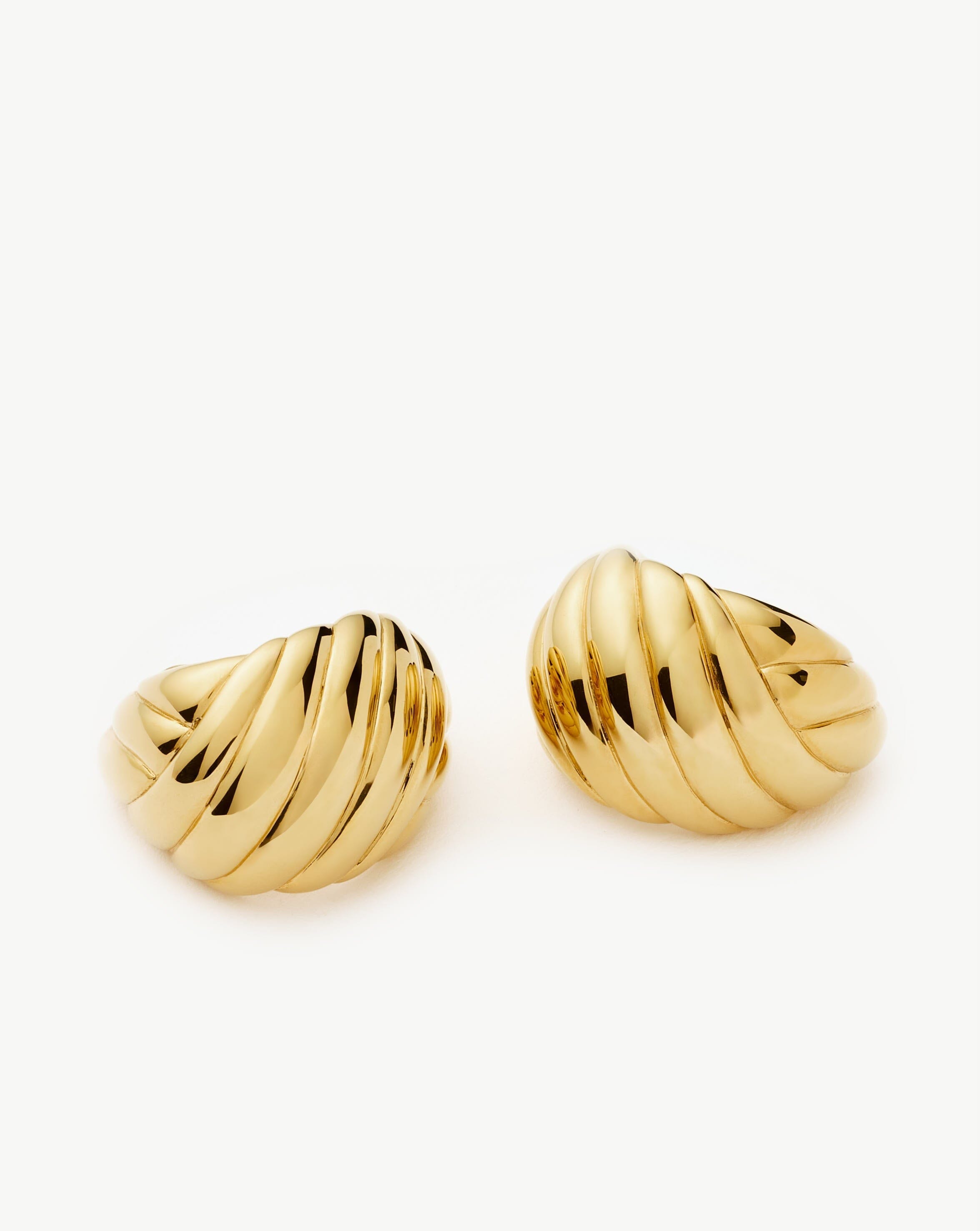 Rouje Marisa Dome Hoop Earrings | 18k Gold Plated Missoma 