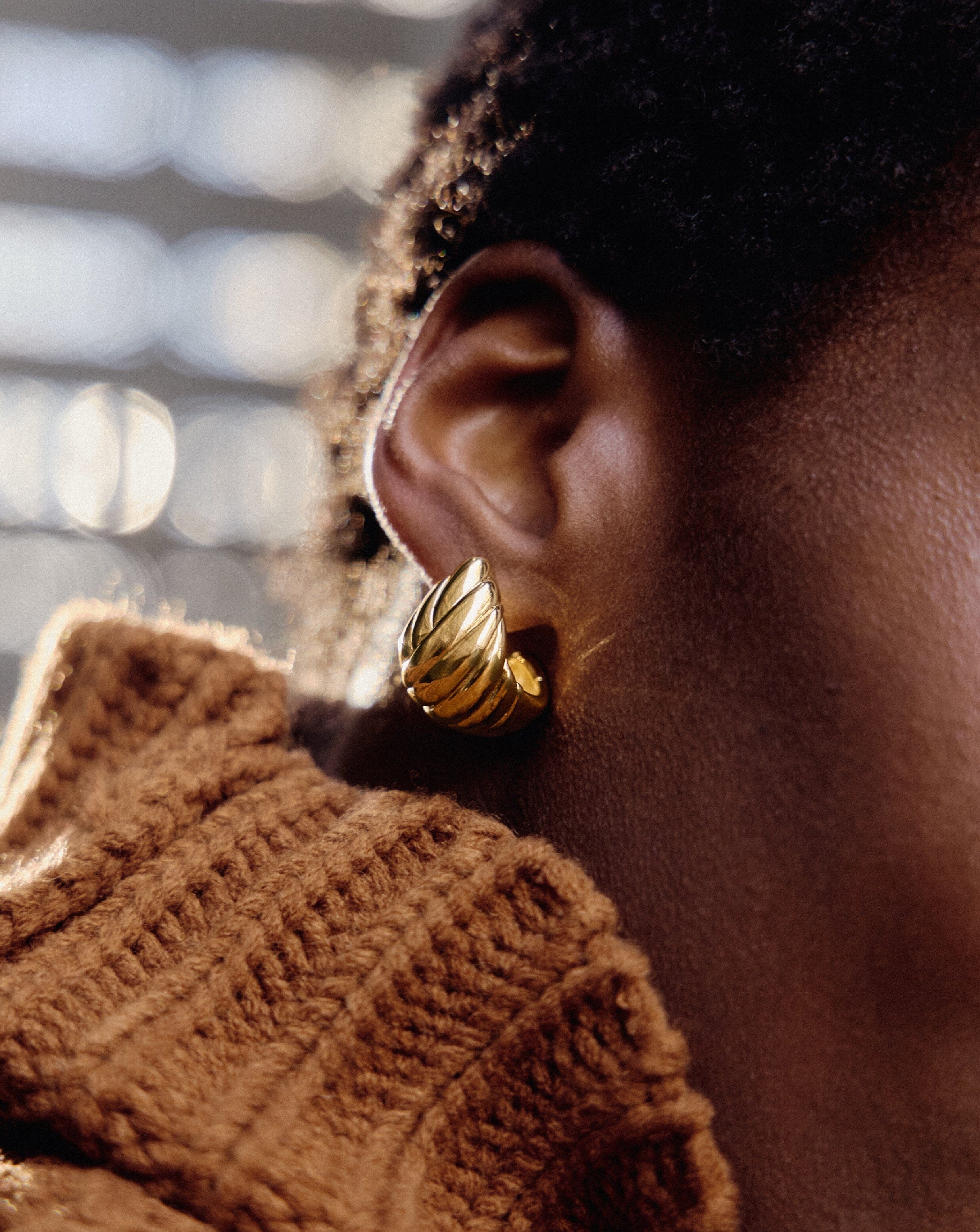 Rouje Marisa Dome Hoop Earrings | 18k Gold Plated Missoma 