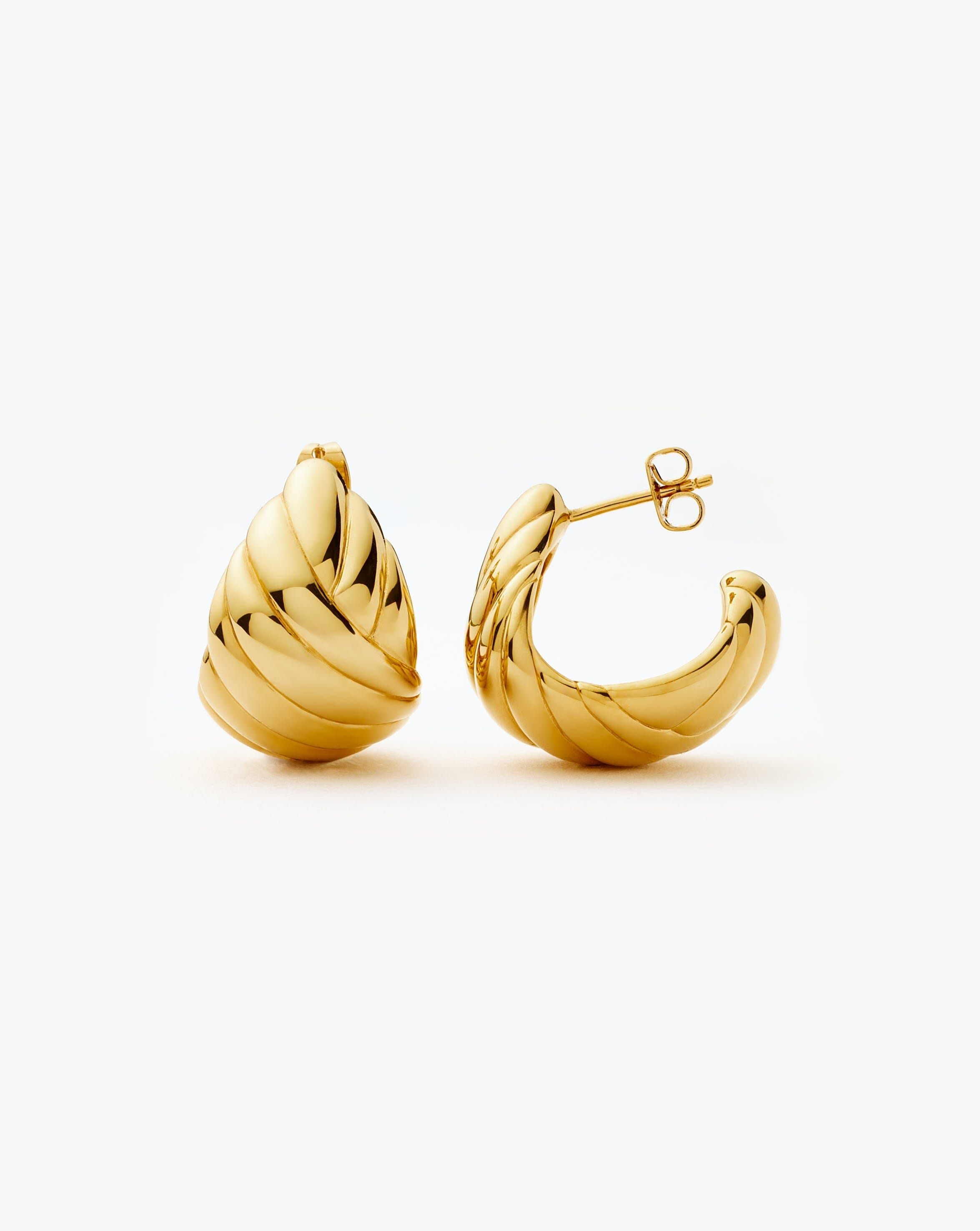 Rouje Marisa Dome Hoop Earrings | 18k Gold Plated Missoma 