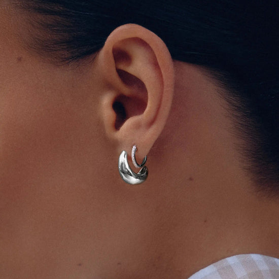 Savi Dome Mini Hoop Earrings Earrings Missoma 