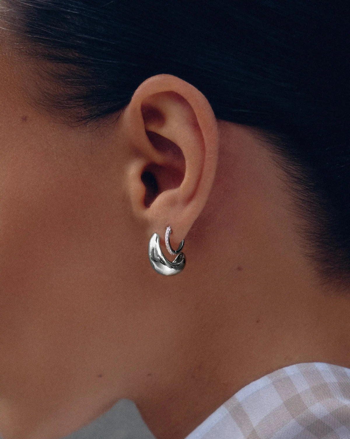 Savi Dome Mini Hoop Earrings Earrings Missoma 
