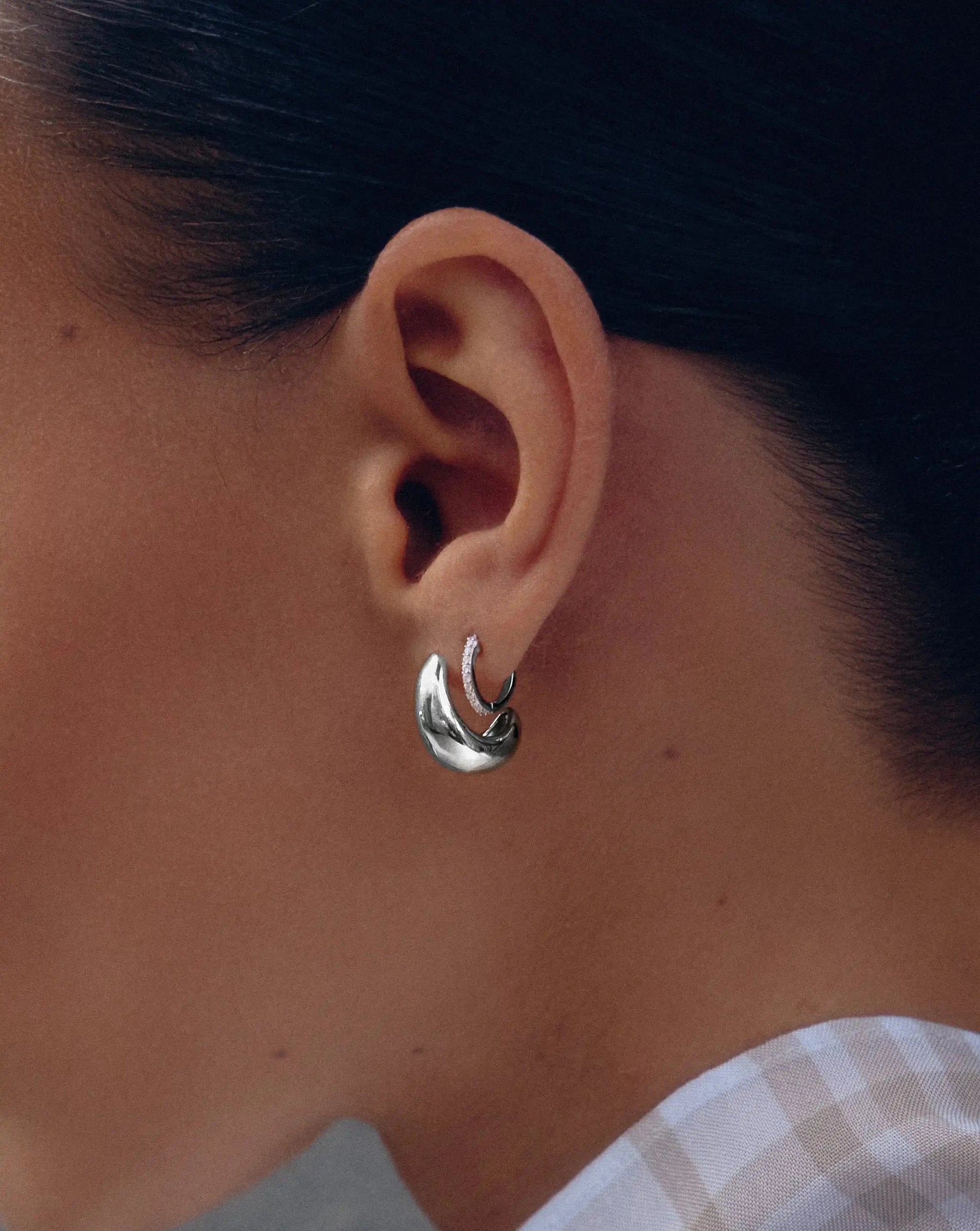 Savi Dome Mini Hoop Earrings Earrings Missoma 