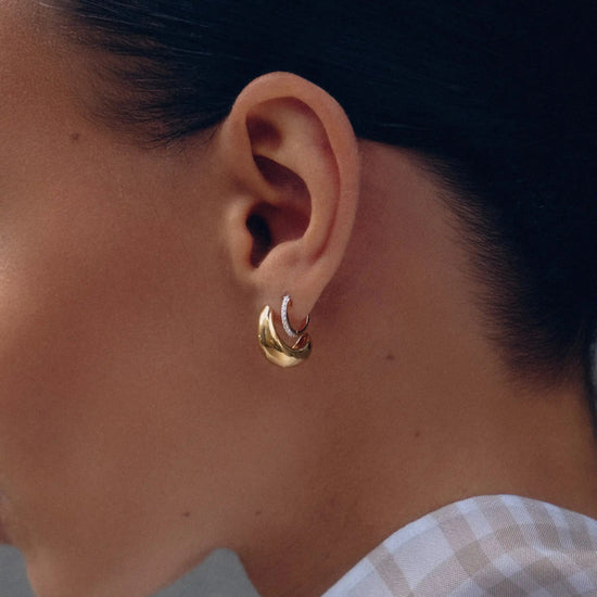 Savi Dome Mini Hoop Earrings Earrings Missoma 